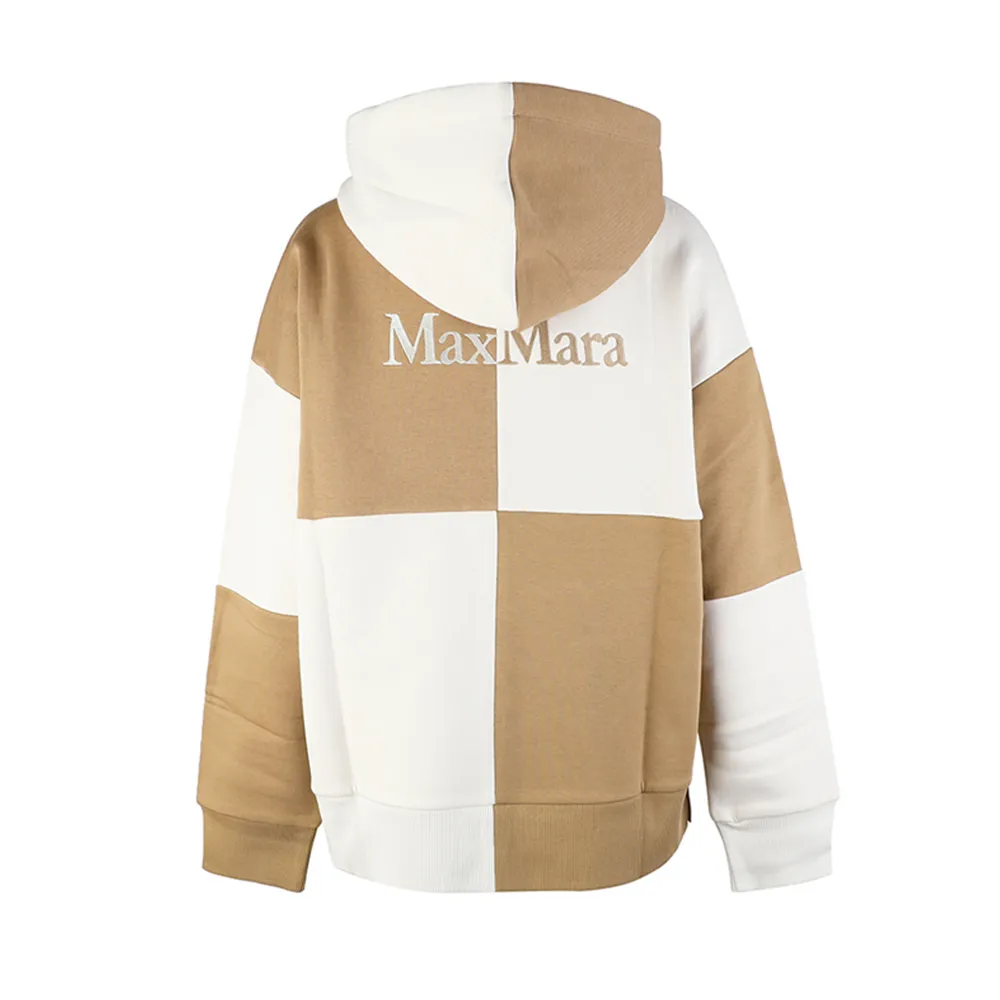 S Max Mara Street Style Long Sleeves Logo Hoodies Sweatshirts.