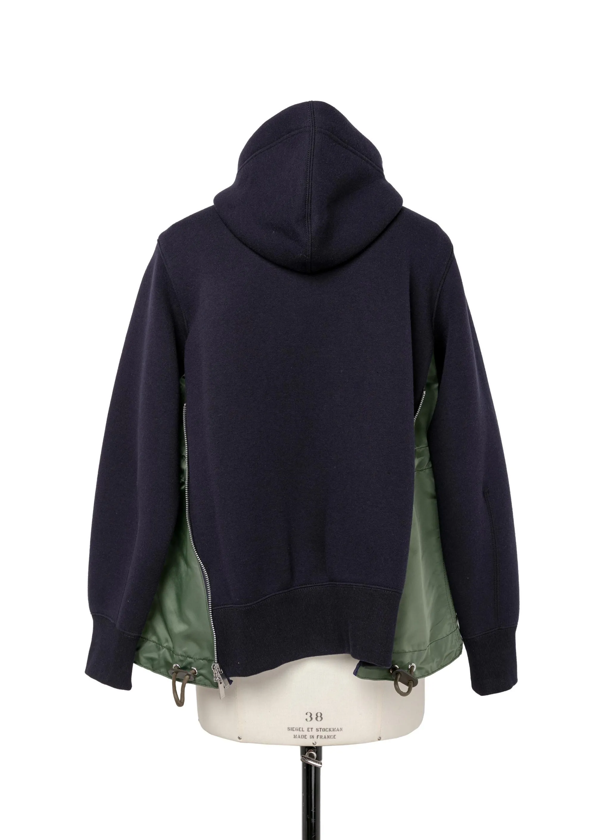 sacai Nylon Street Style Bi-color Long Sleeves Plain Cotton