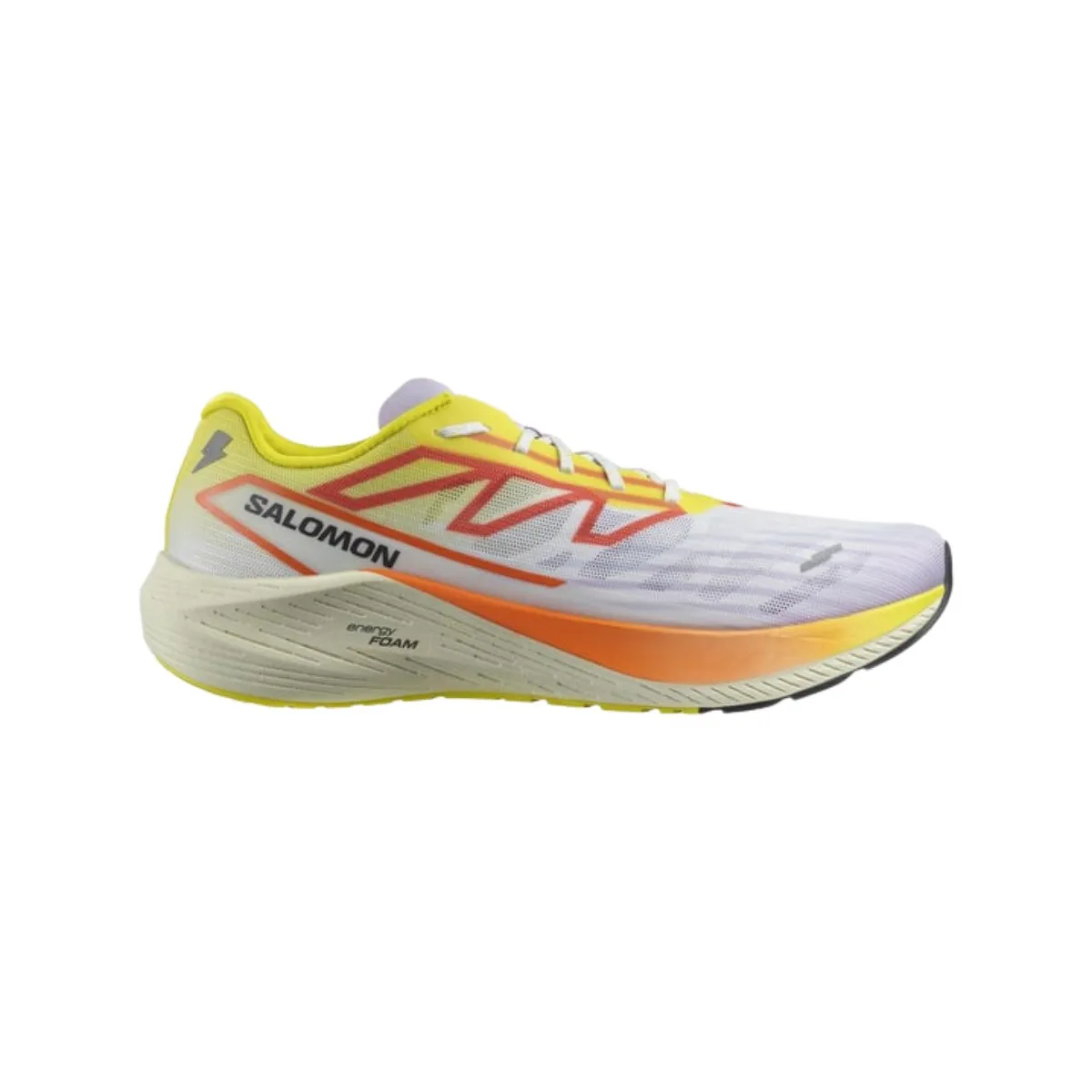 Salomon Aero Volt 2 White Yellow SS24 Running Shoes.