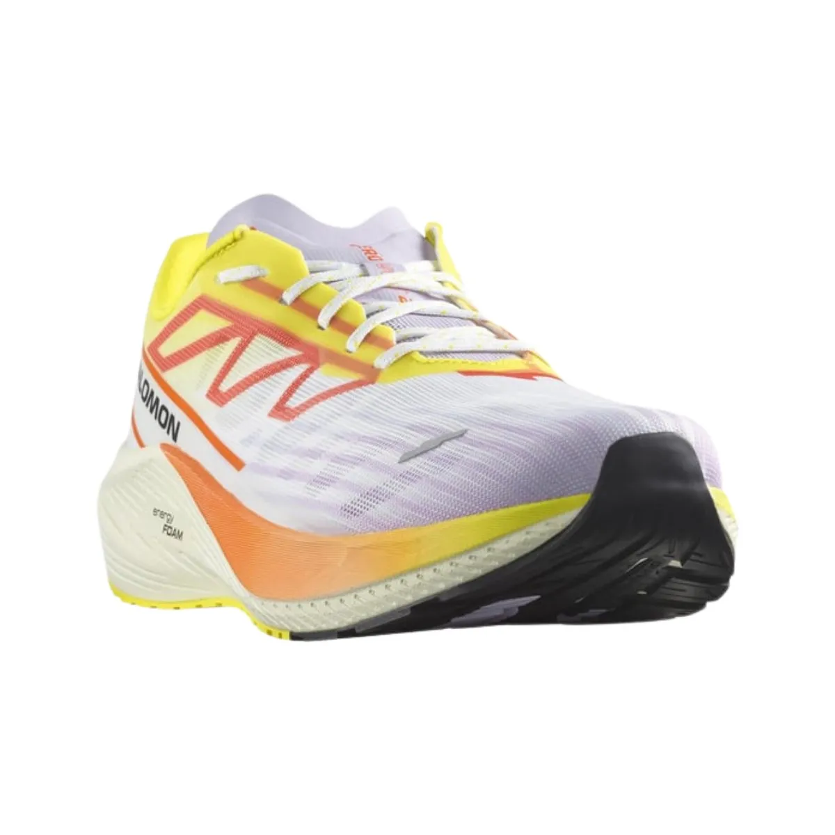 Salomon Aero Volt 2 White Yellow SS24 Running Shoes.