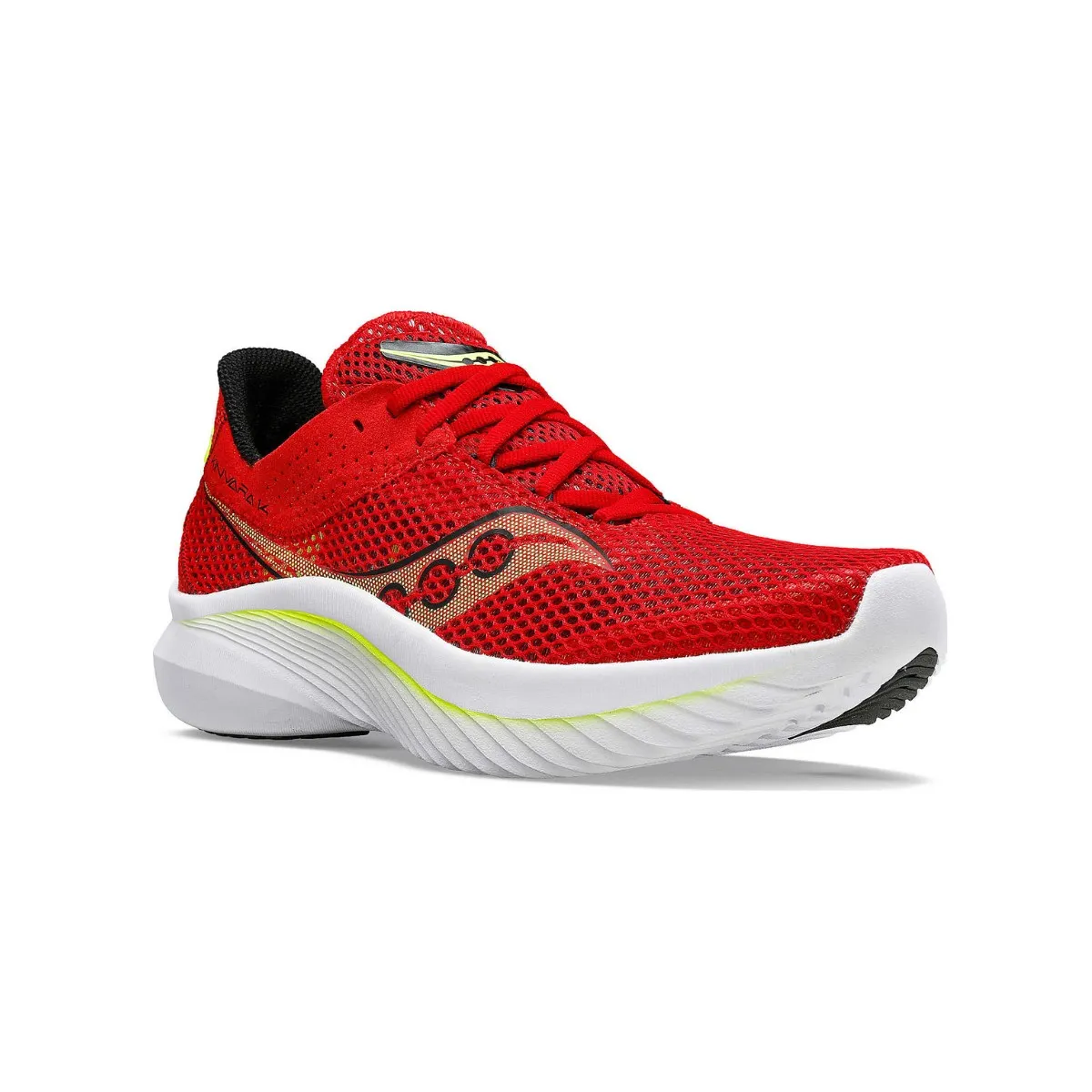 Saucony Kinvara 14 Red White Shoes