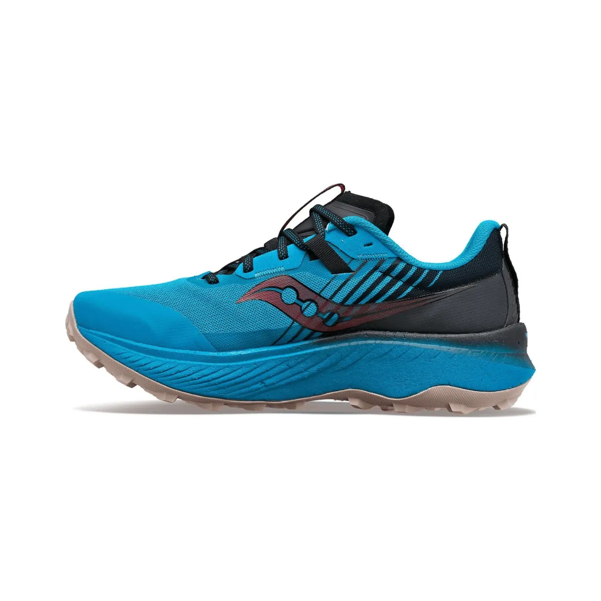 Saucony Trail Running Shoes Light Blue Black.