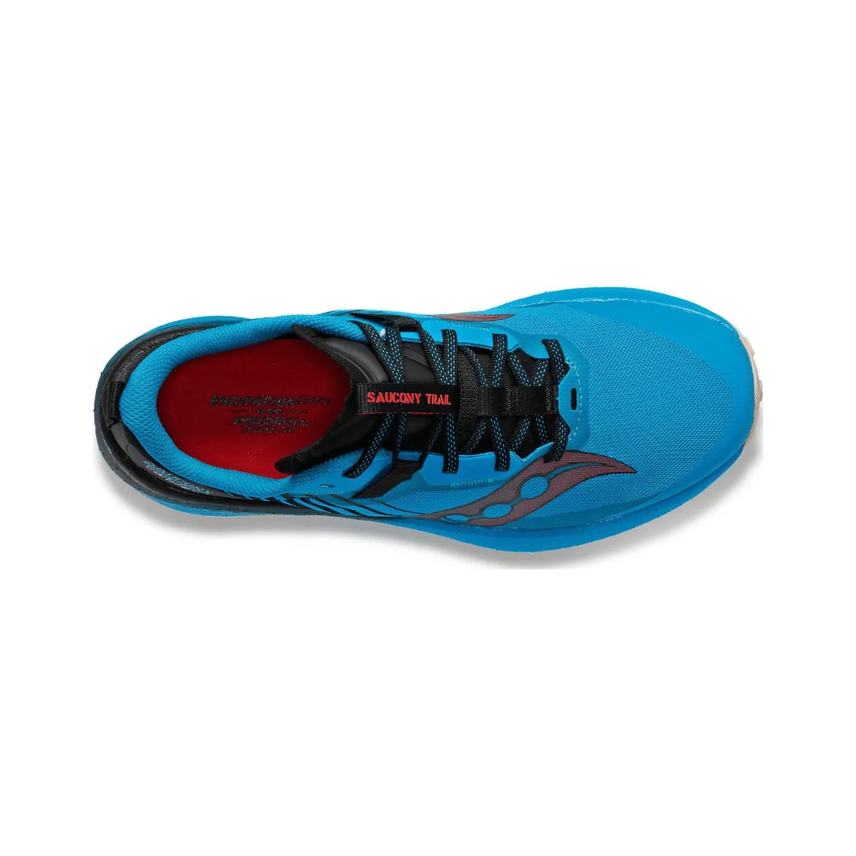 Saucony Trail Running Shoes Light Blue Black.