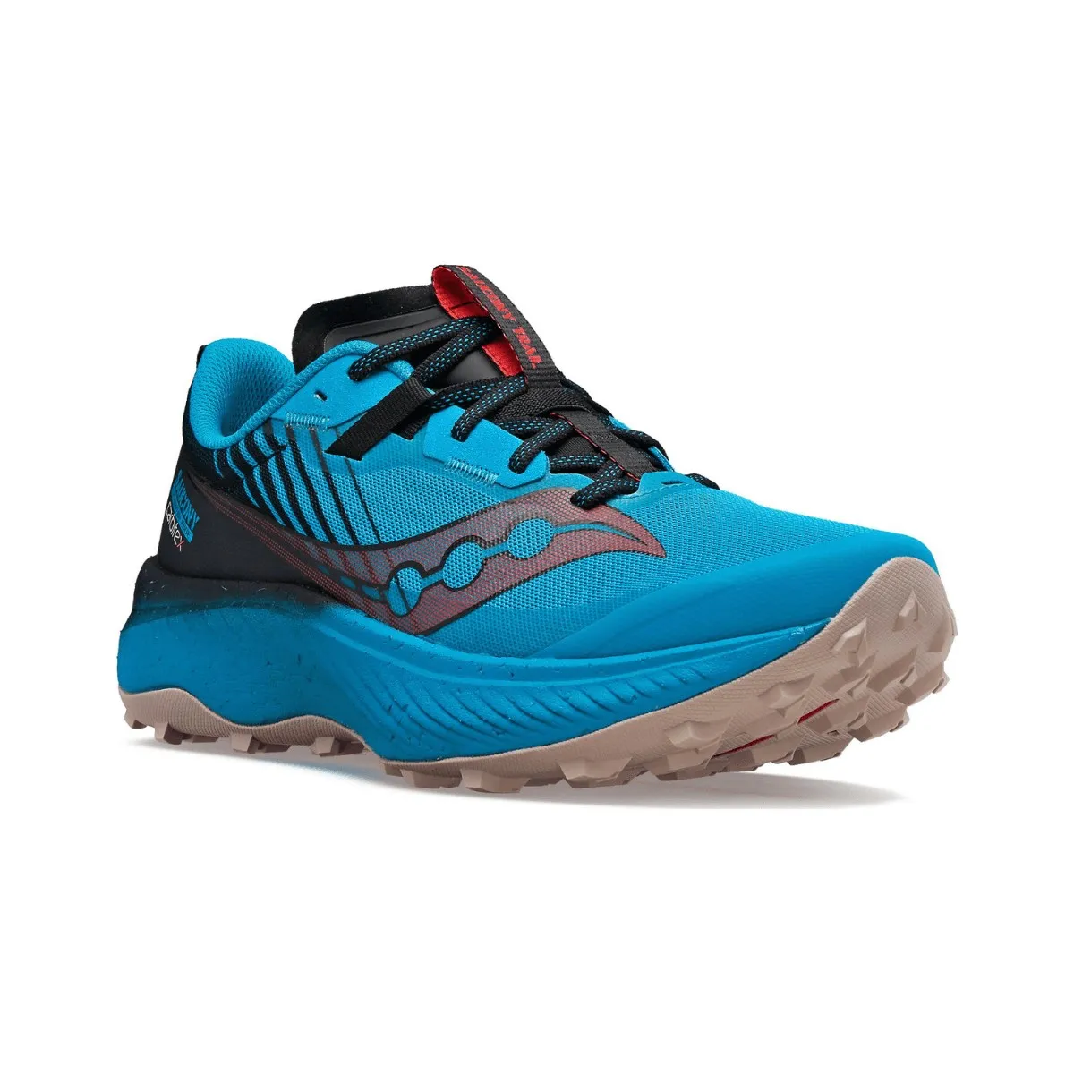 Saucony Trail Running Shoes Light Blue Black.