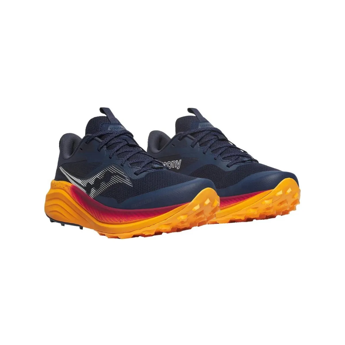 Saucony Xodus Ultra 3 Blue Orange Shoes