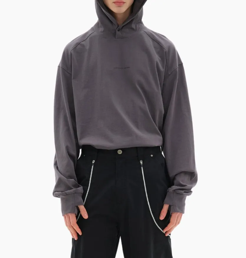 Seoul Glove Sleeve Hooded T-Shirt