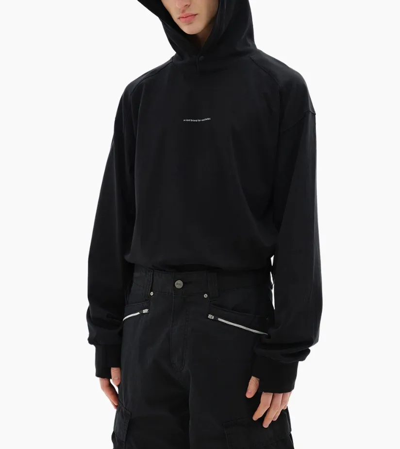 Seoul Glove Sleeve Hooded T-Shirt