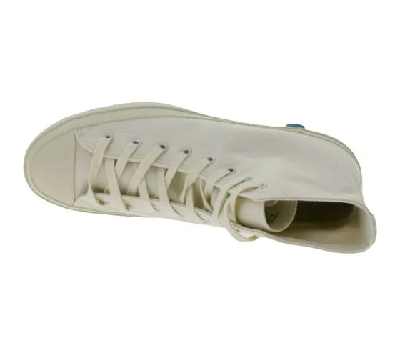 SHOES LIKE POTTERY Zapatillas medias de mujer Zapatos con cordones de moda 12331817 blanco