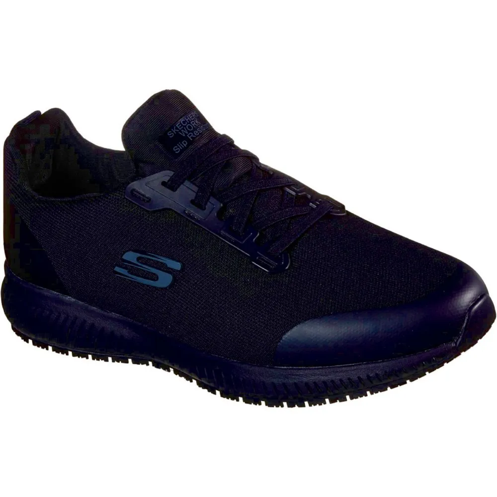 Skechers Squad SR Myton Metal Free   Non Safety Shoes Black Size 10 - Screwfix