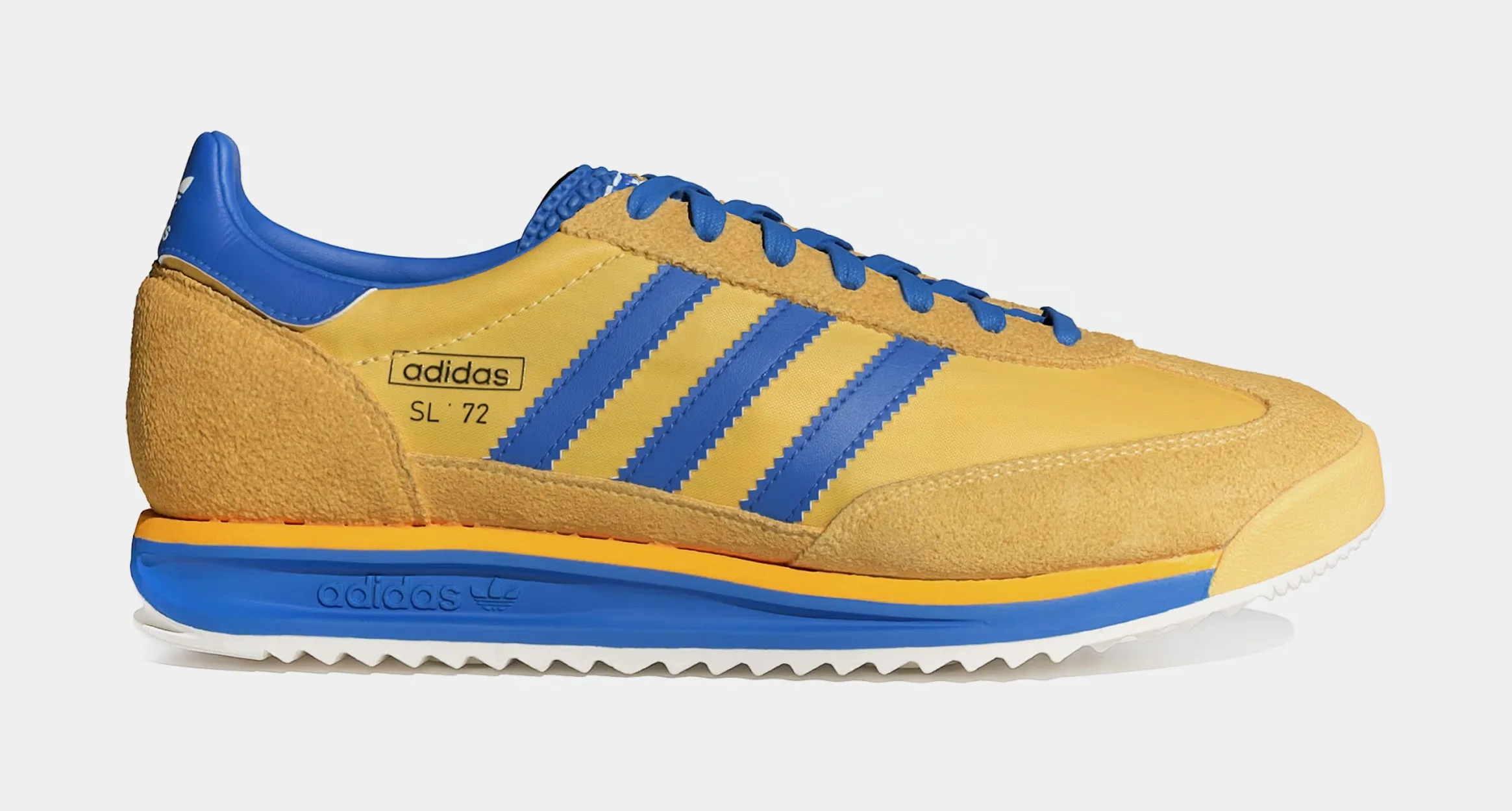 SL 72 Mens Lifestyle Shoes in Utility Yellow, Bright Royal, and Core White available now!