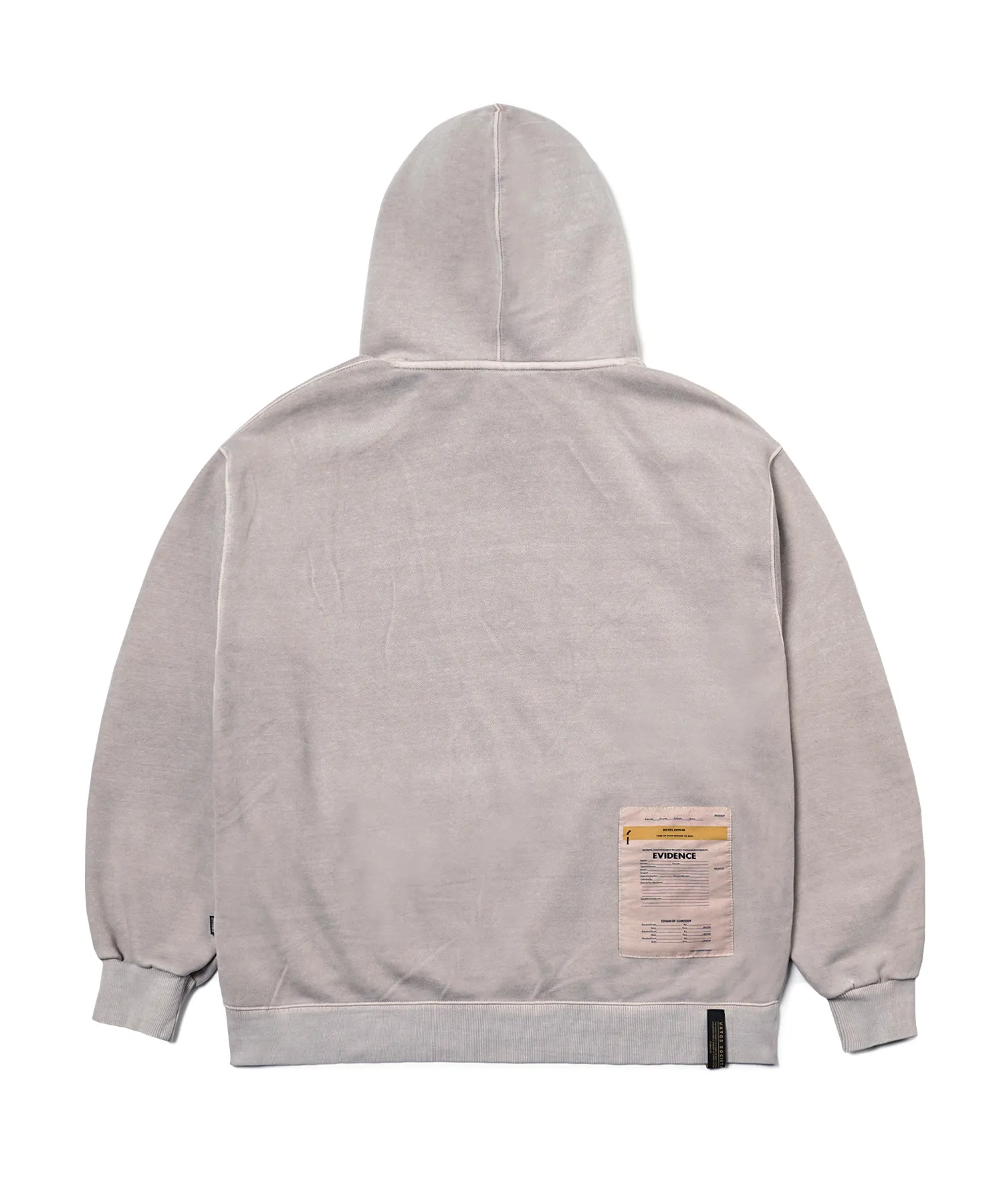 stigma 22 scrape pigment oversized heavy sweat hoodie for sale