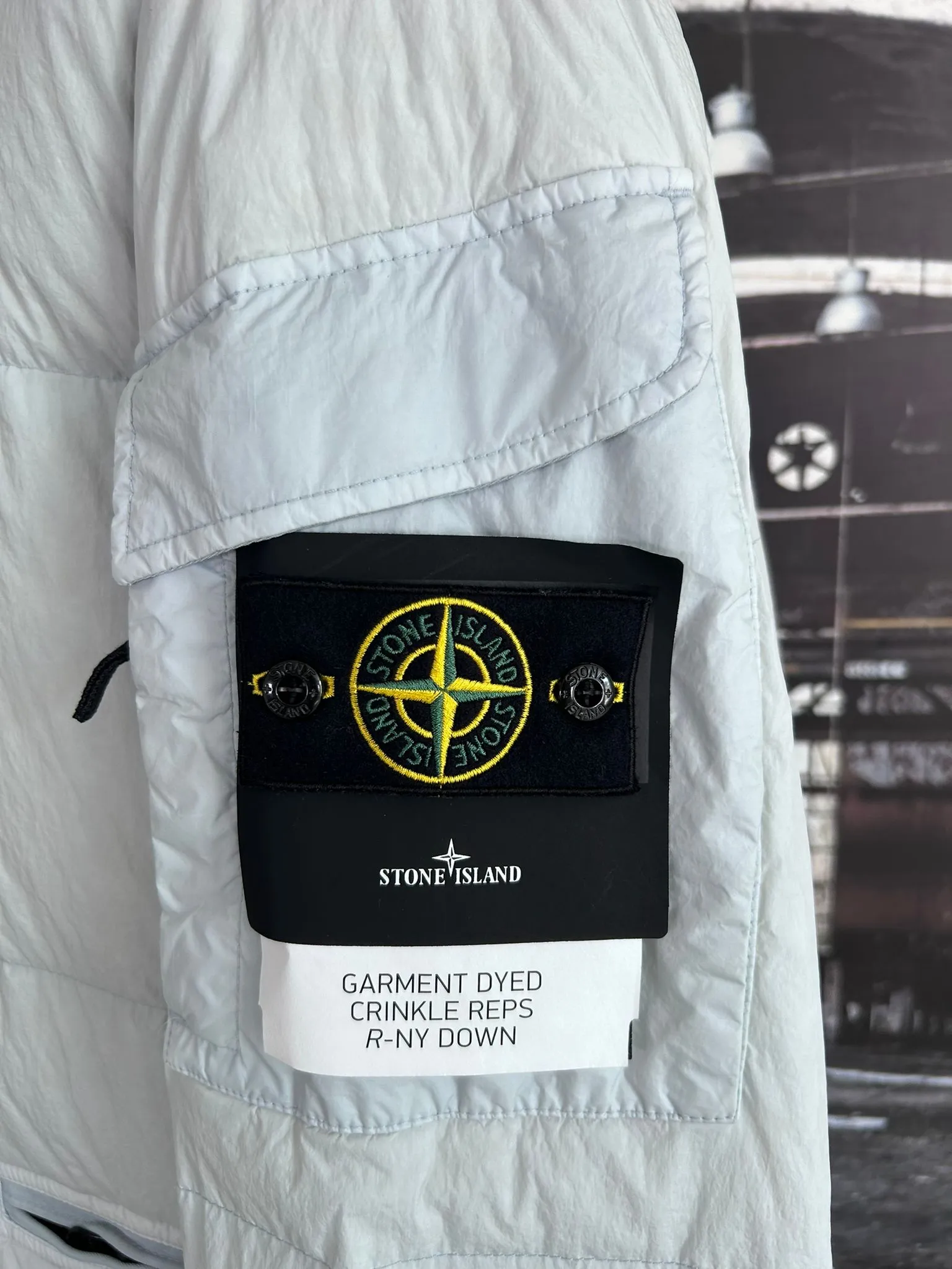 Stone Island Crinkle Reps NY Down Jacket