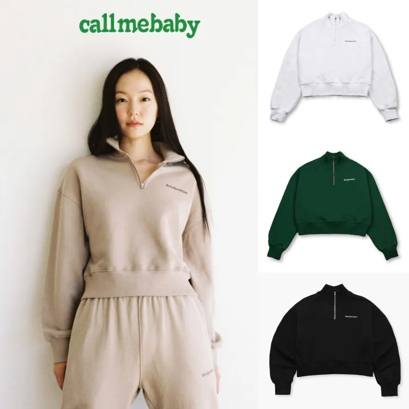 Street Style Cotton Logo Hoodies & Sweatshirts - Call Me Baby