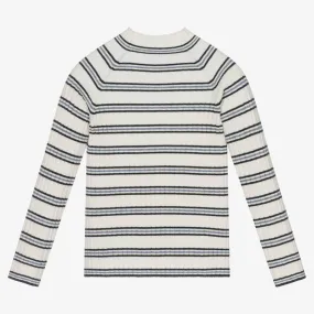 Stripe Turtle Neck Sweater