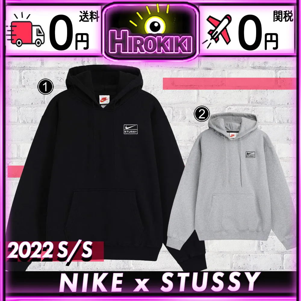 STUSSY | Gender-inclusive Street Style Collaborative Logo Skater Style Sweatshirts