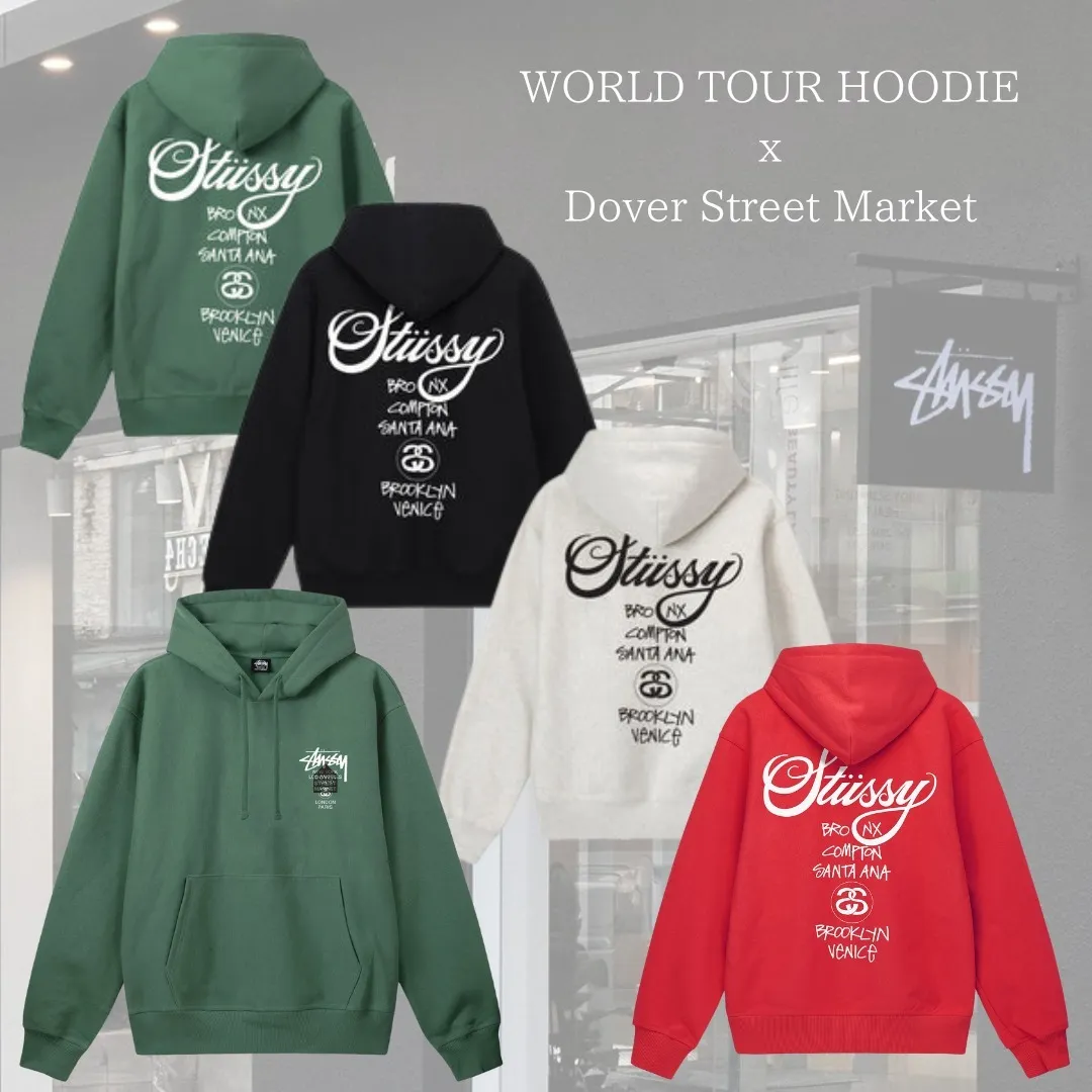 Stussy Long Sleeves Hoodies | Street Style Skater Fashion