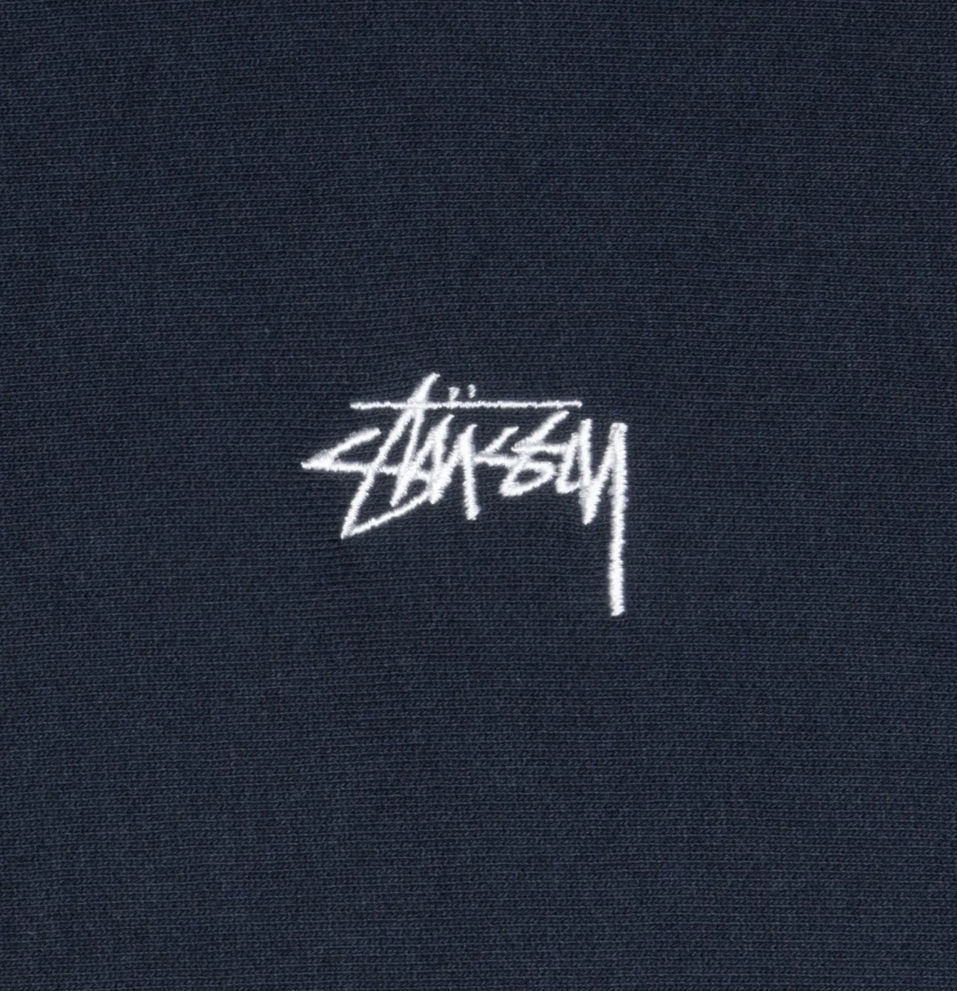 stussy unisex long sleeves cotton logo skater style