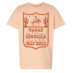 The Whole Herd Kids Peach Girls Tee