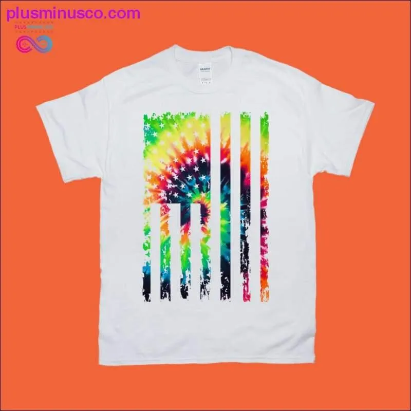 Tie Dye Grunge American Flag T-Shirts - Top Choices for Stylish & Patriotic Apparel