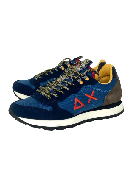 Tom Goes Camping Blue/Brown Sneakers Z42110