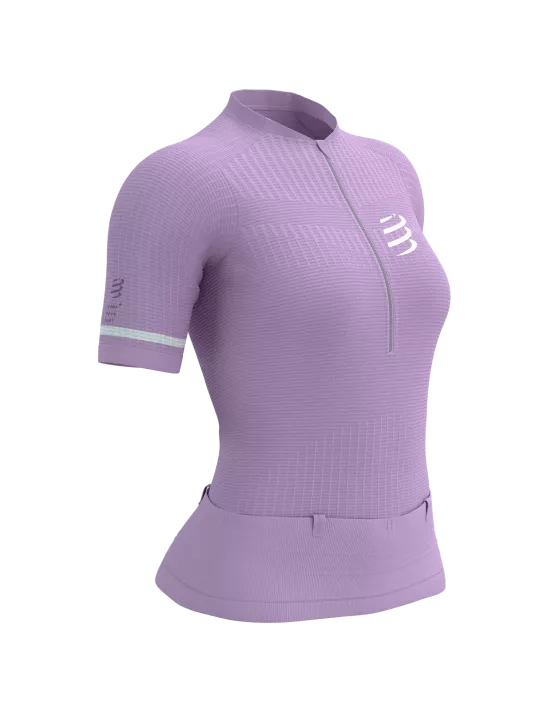 Trail Running Shirt Femme SS - Lupine/White