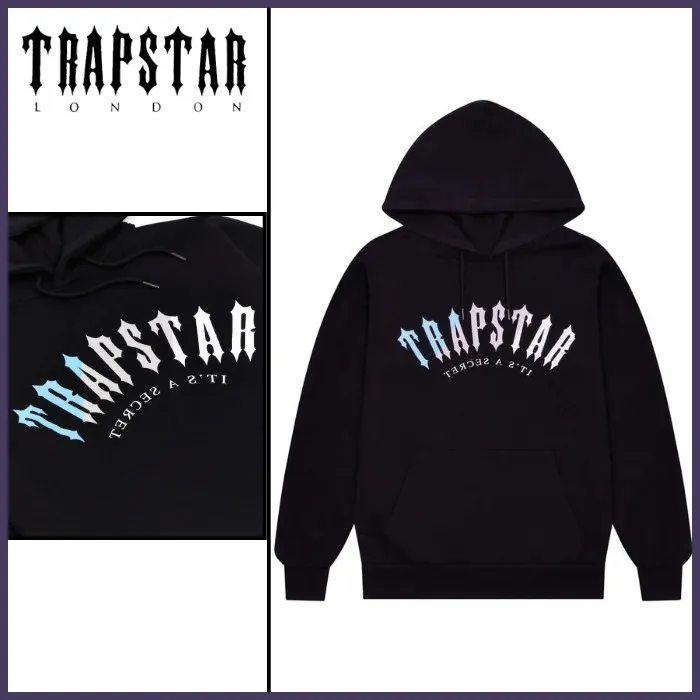 Trapstar London | Unisex Street Style Cotton Oversized Logo Hoodies