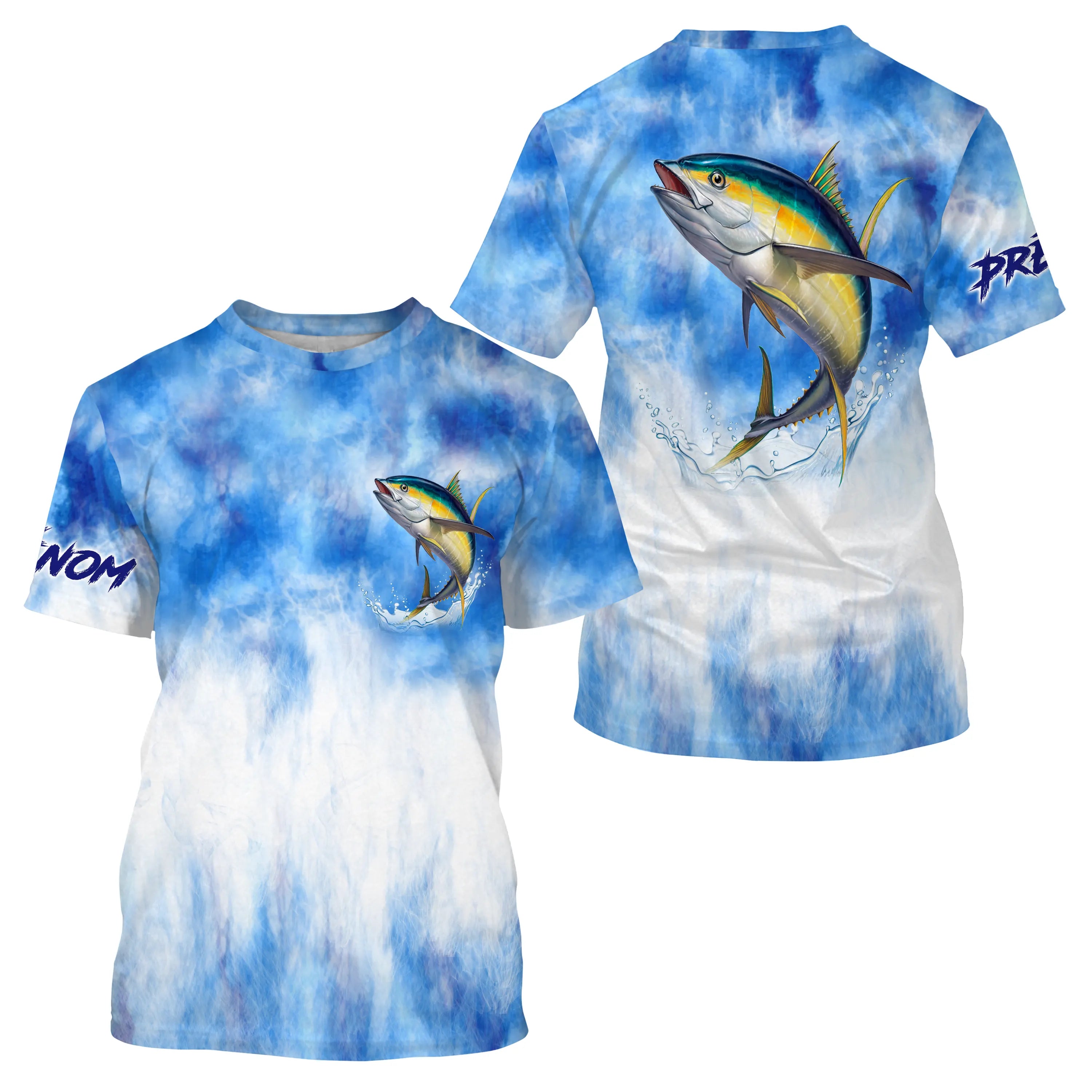 Tuna Fishing T-shirt, Original Gift for Fisherman, Personalized Clothing for Sea Fishing - CT21122229