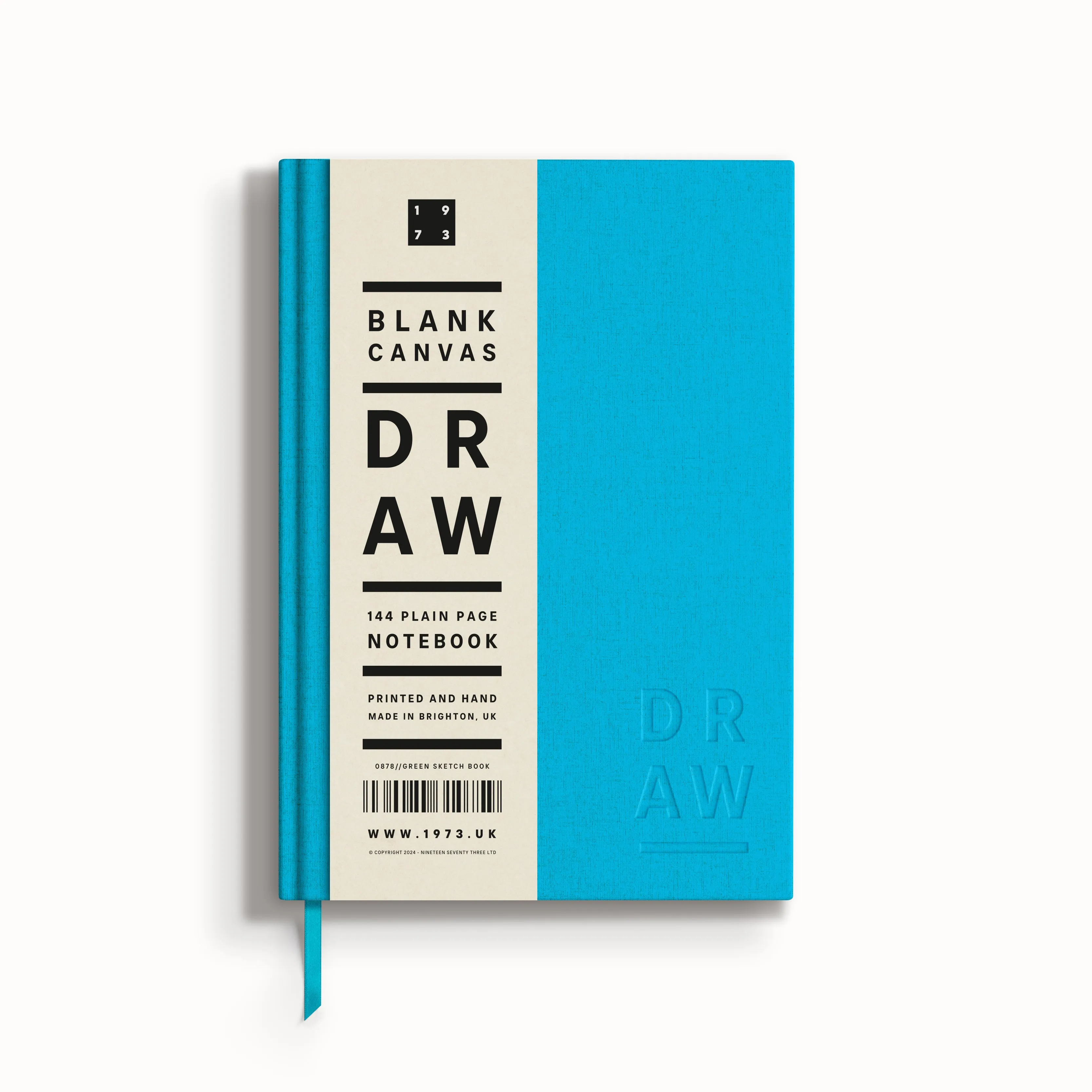 Turquoise A5 Sketchbook - Plain Cover - Best Price