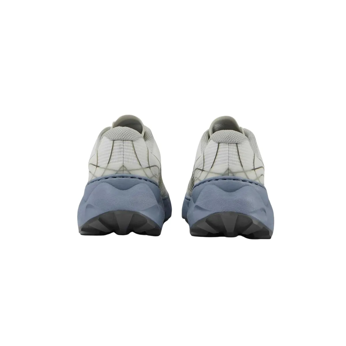 Unisex Beige Blue Sneakers - Tomir Normal