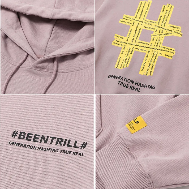 Unisex Cotton Logo Hoodies & Sweatshirts by BEEN TRILL - Street Style Collection