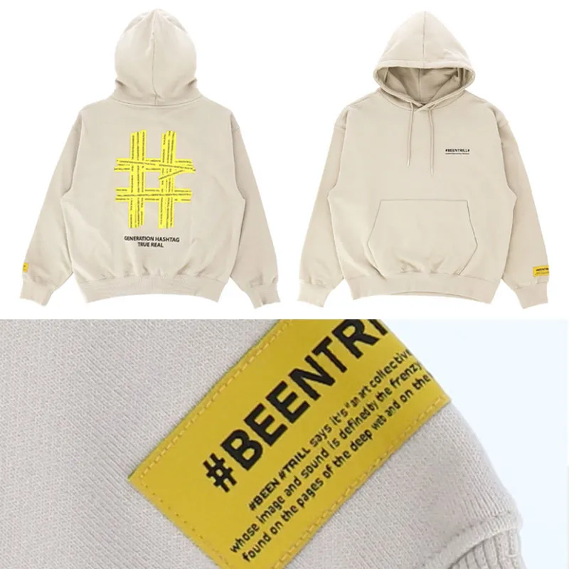 Unisex Cotton Logo Hoodies & Sweatshirts by BEEN TRILL - Street Style Collection