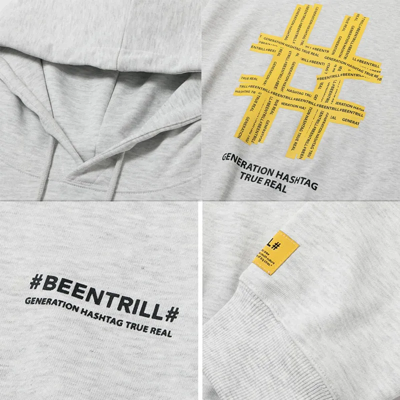 Unisex Cotton Logo Hoodies & Sweatshirts by BEEN TRILL - Street Style Collection