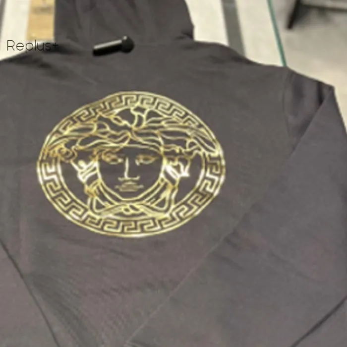 Unisex Versace Hoodies | Long Sleeves | Luxury Street Style | Plain Design