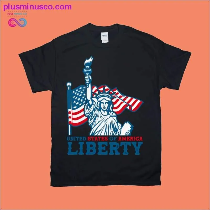 USA | Liberty | American Flag T-Shirts