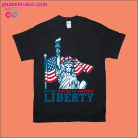 USA | Liberty | American Flag T-Shirts