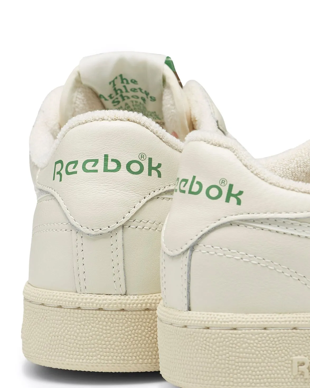 Vintage Chalk/Paper White/Glen Green Reebok Club C 85