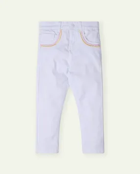 White Twill Trousers