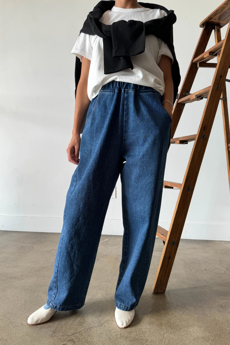 Wide Leg Trousers.