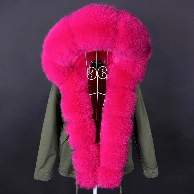 Women's Fur Collared Winter Jacket