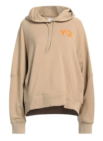 Y-3 street style long sleeves plain cotton logo.