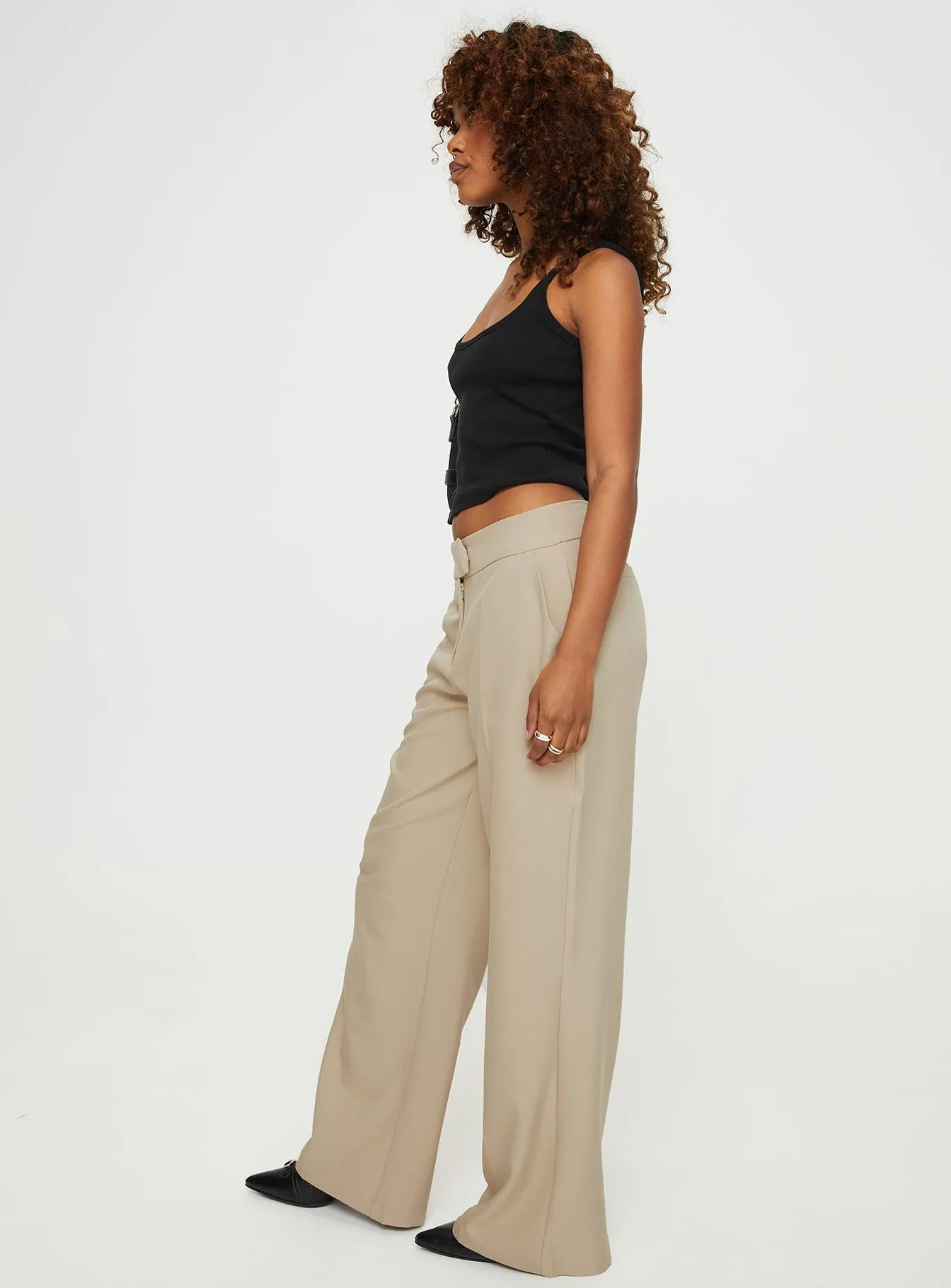 Zienna Pants Taupe - Women's Taupe Pants for Sale - Shop Now!